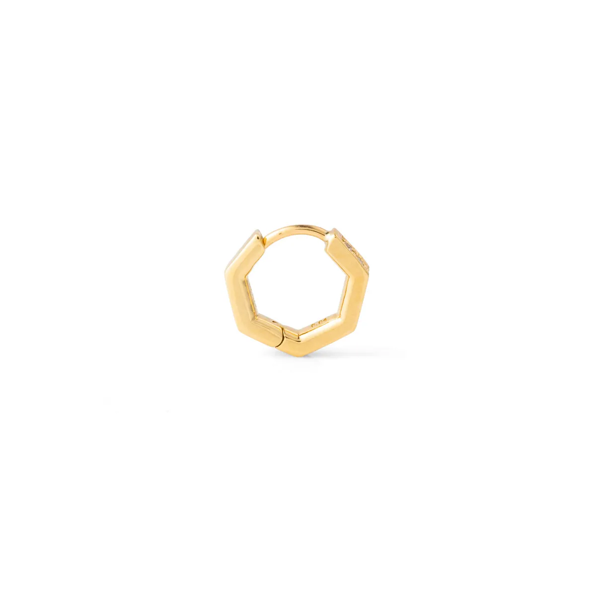 18K MANHATTAN Octagon Diamond Earring