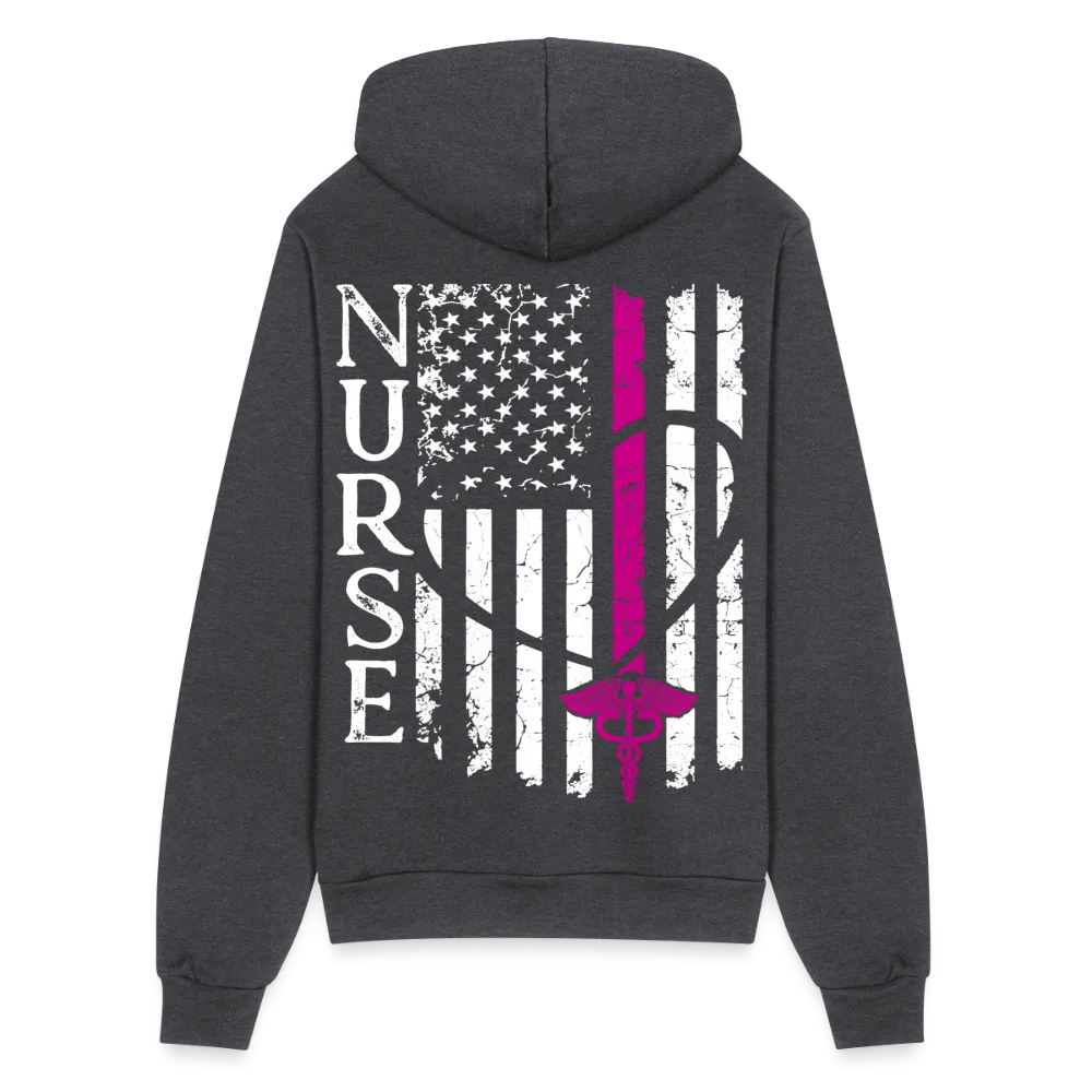 3450524342  Nurse Flag Full Zip