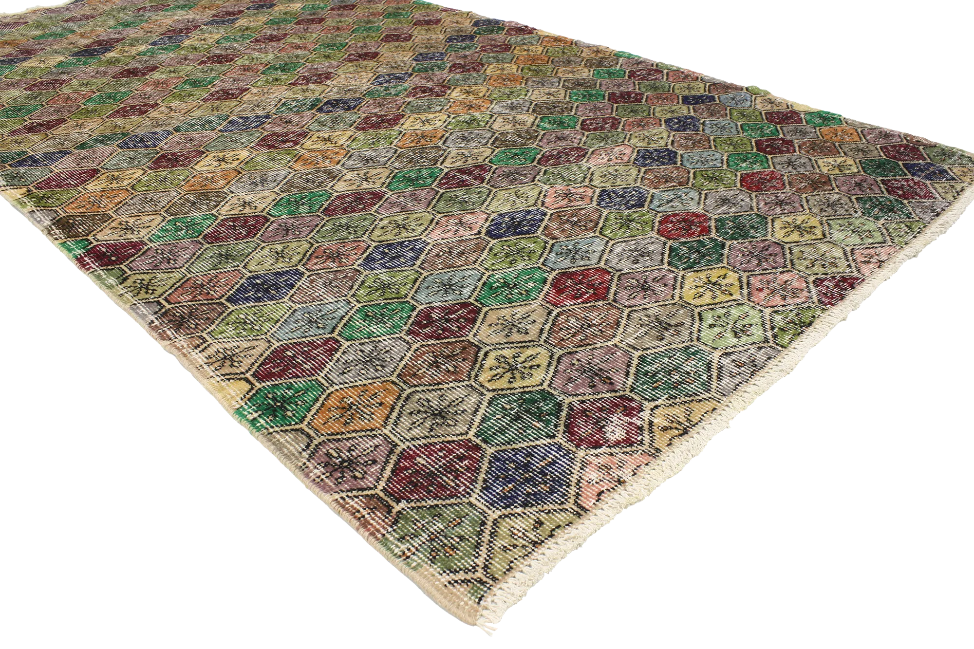 5 x 9 Vintage Sivas Rug 52008