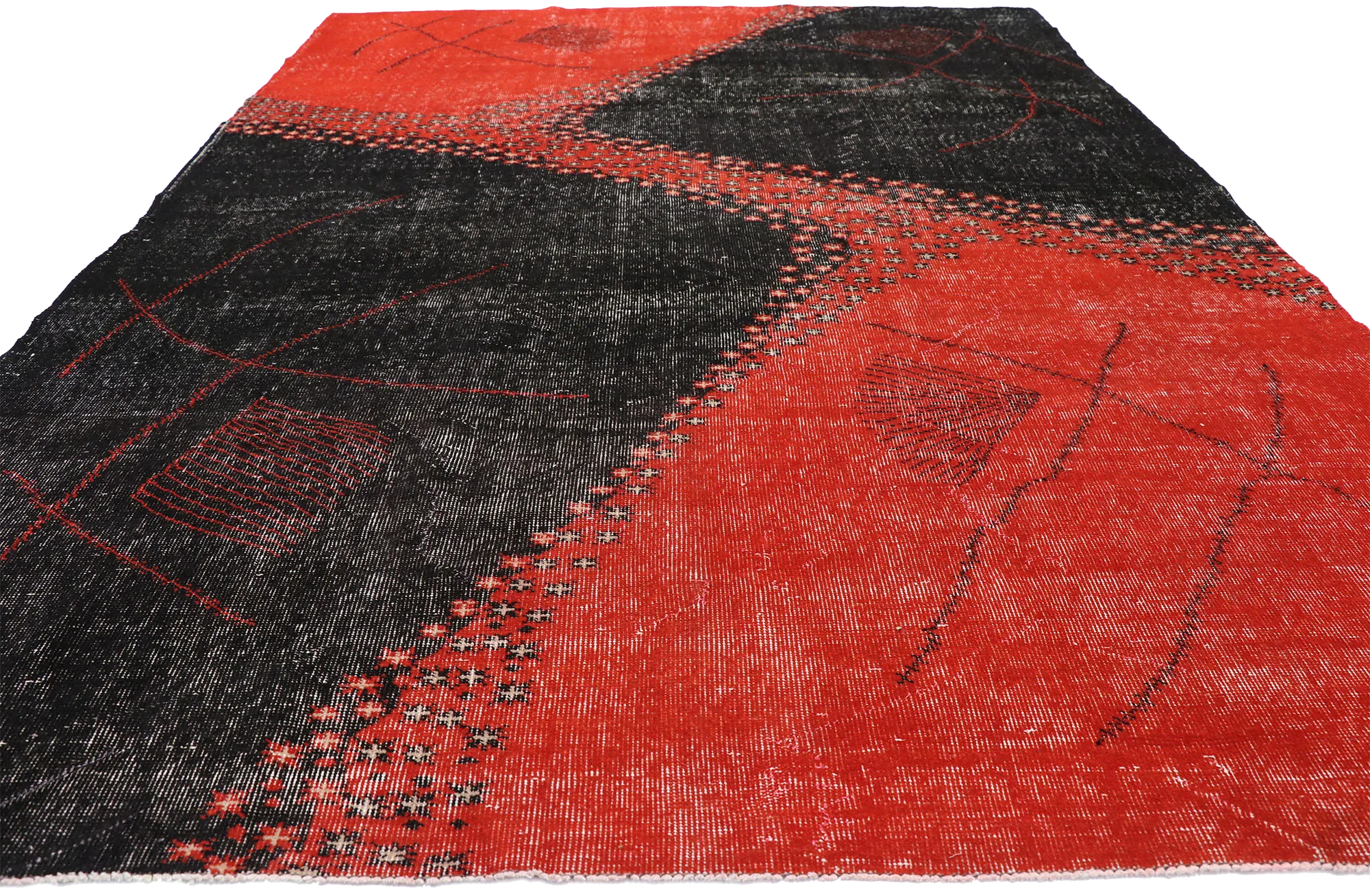 7 x 10 Zeki Muren Vintage Sivas Rug 52649