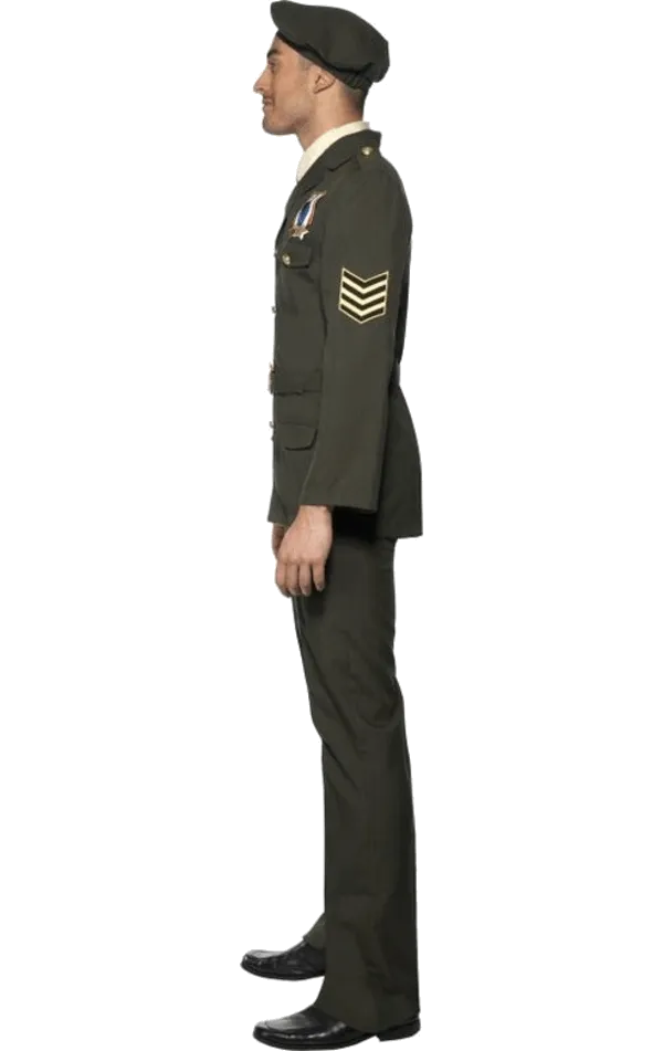 Adult Mens Wartime Officer Costume
