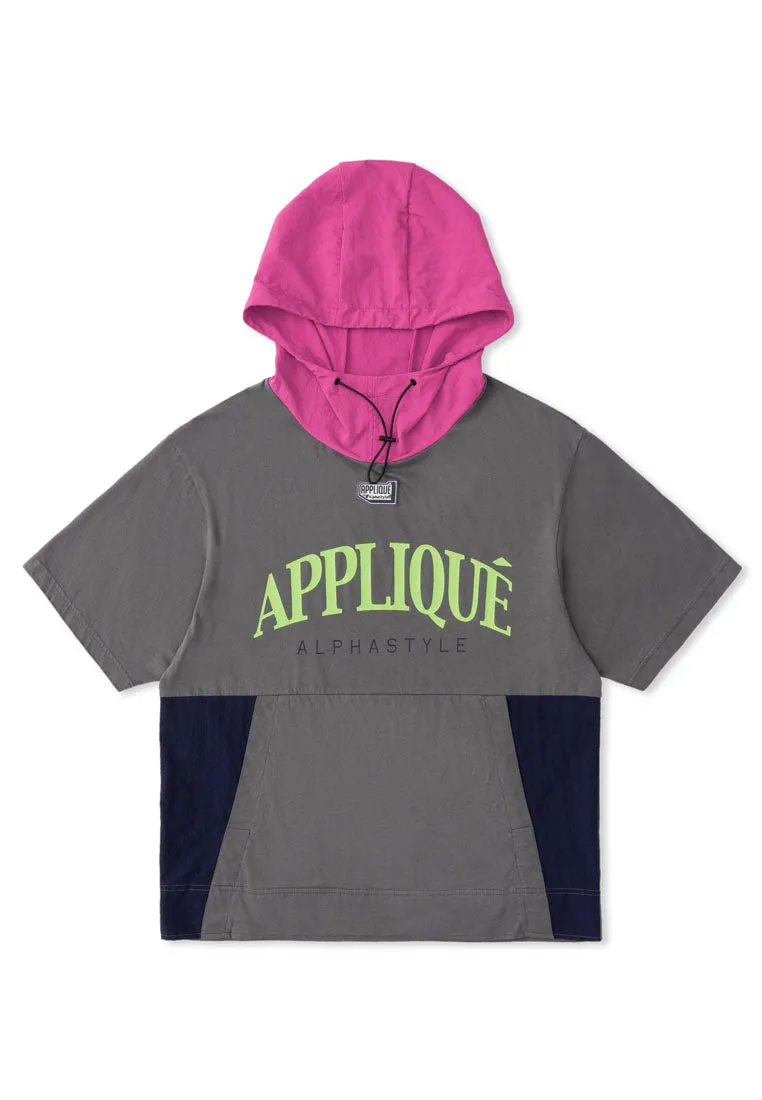 Alpha Style Hooded Nylon Shirts (GRY)