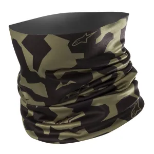 Alpinestars Camo Neck Tube Military Green / Black