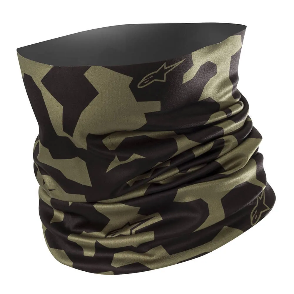Alpinestars Camo Neck Tube Military Green / Black