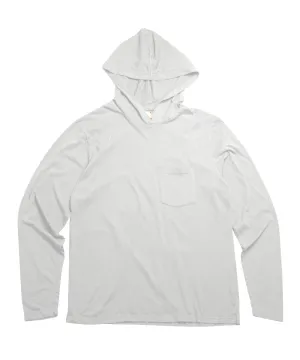 Always Hooded Pocket Tee - White