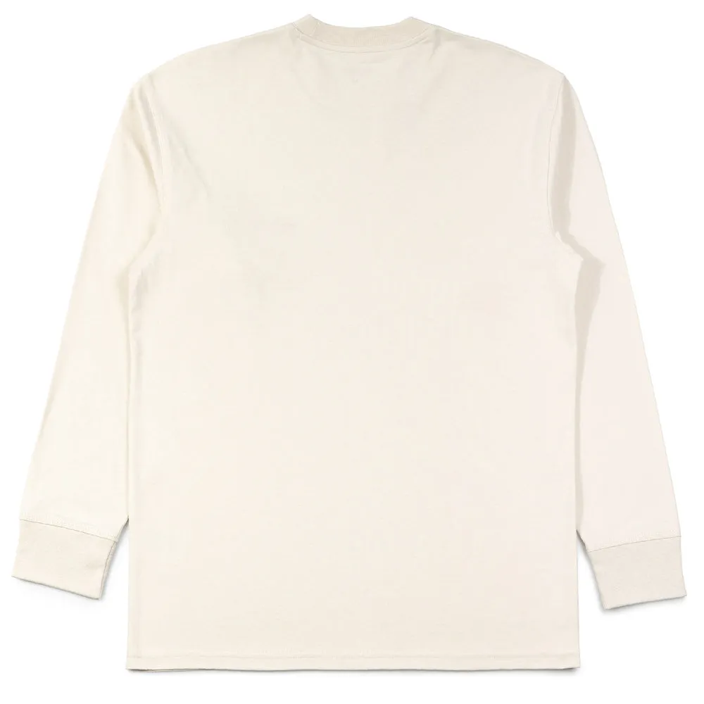 American Script L/S Tee | Natural