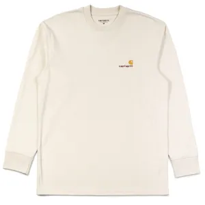 American Script L/S Tee | Natural