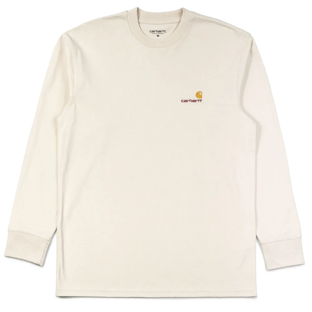 American Script L/S Tee | Natural