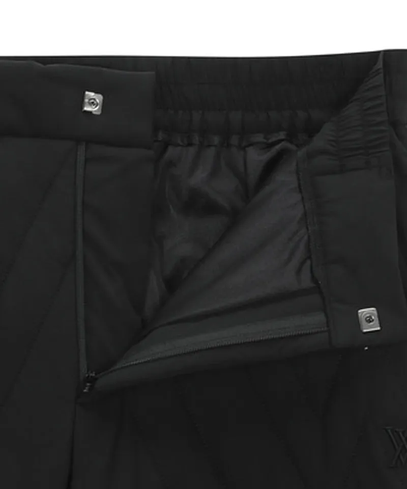 ANEW GOLF Men's Anew Quilting Point Jogger Long Pants - Black