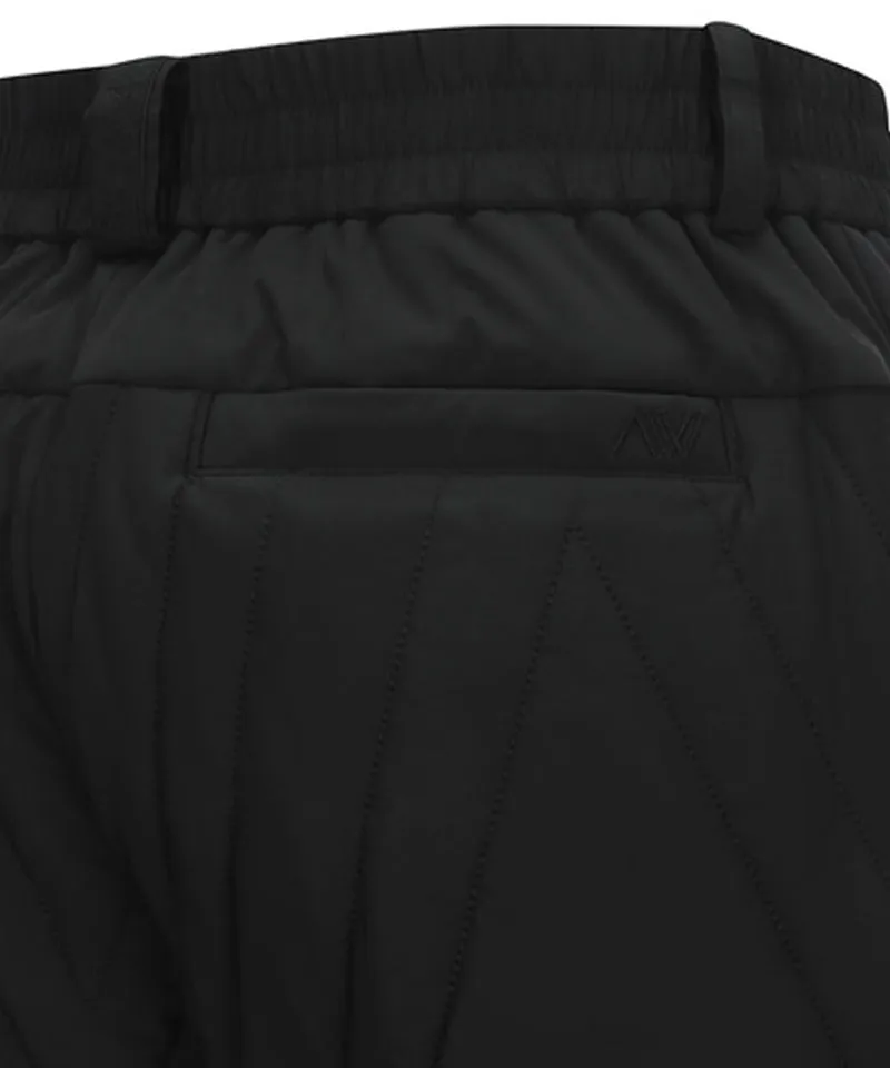 ANEW GOLF Men's Anew Quilting Point Jogger Long Pants - Black