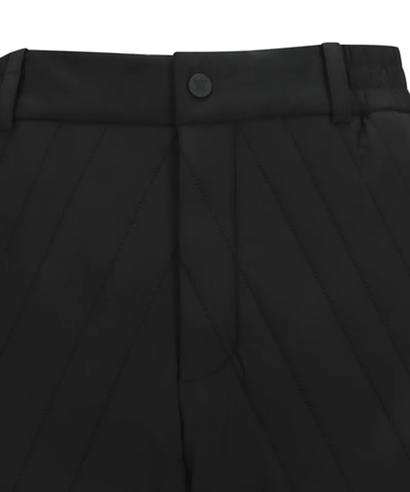 ANEW GOLF Men's Anew Quilting Point Jogger Long Pants - Black