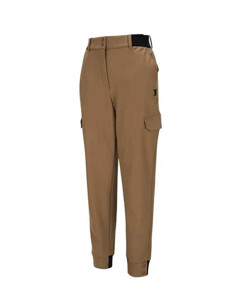 ANEW GOLF Women's Bonding Jogger Long Pants - Dark Beige