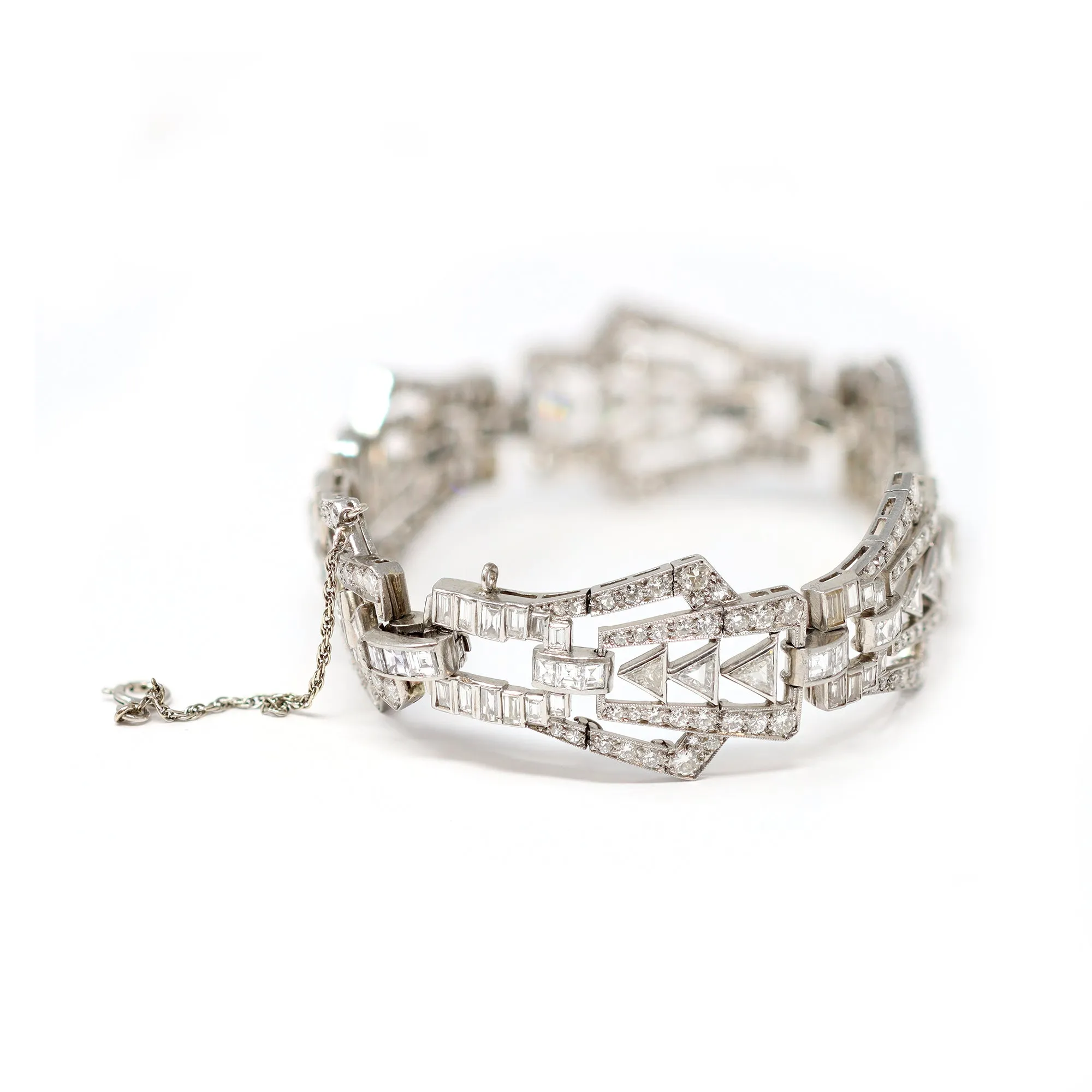Art Deco Diamond and Platinum Bracelet