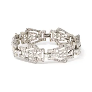 Art Deco Diamond and Platinum Bracelet