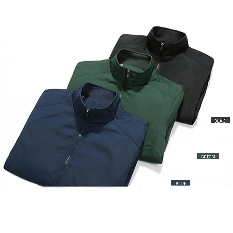 Autumn Men's Zipper Thin Jacket Collar Casual Jacket