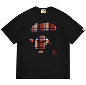 BAPE Check Ape Face Tee