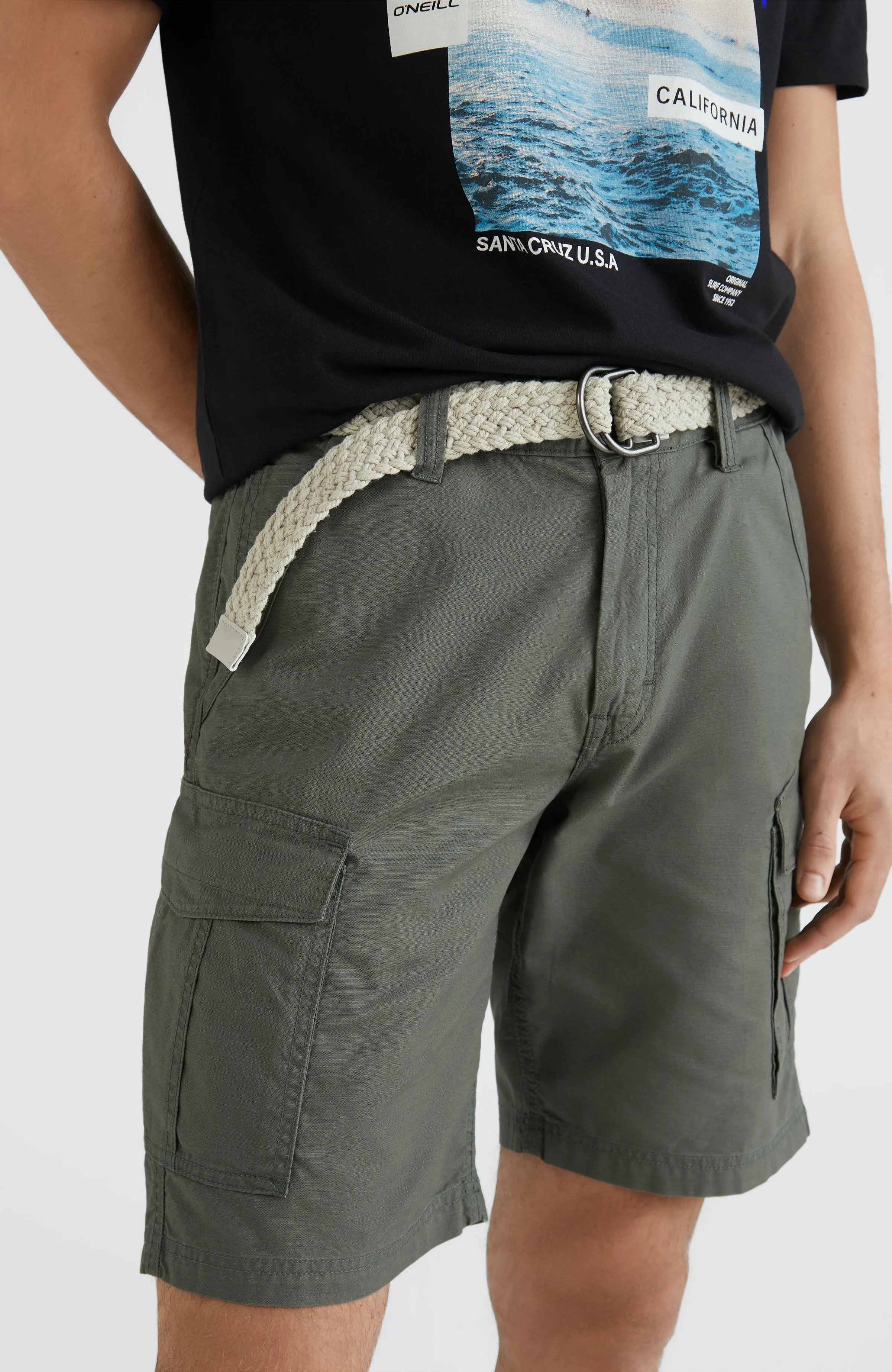 Beach Break Cargo Hose | Military Green -A