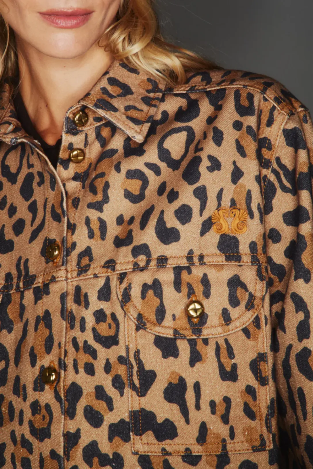 Berber Shirt | Simba Denim Camel