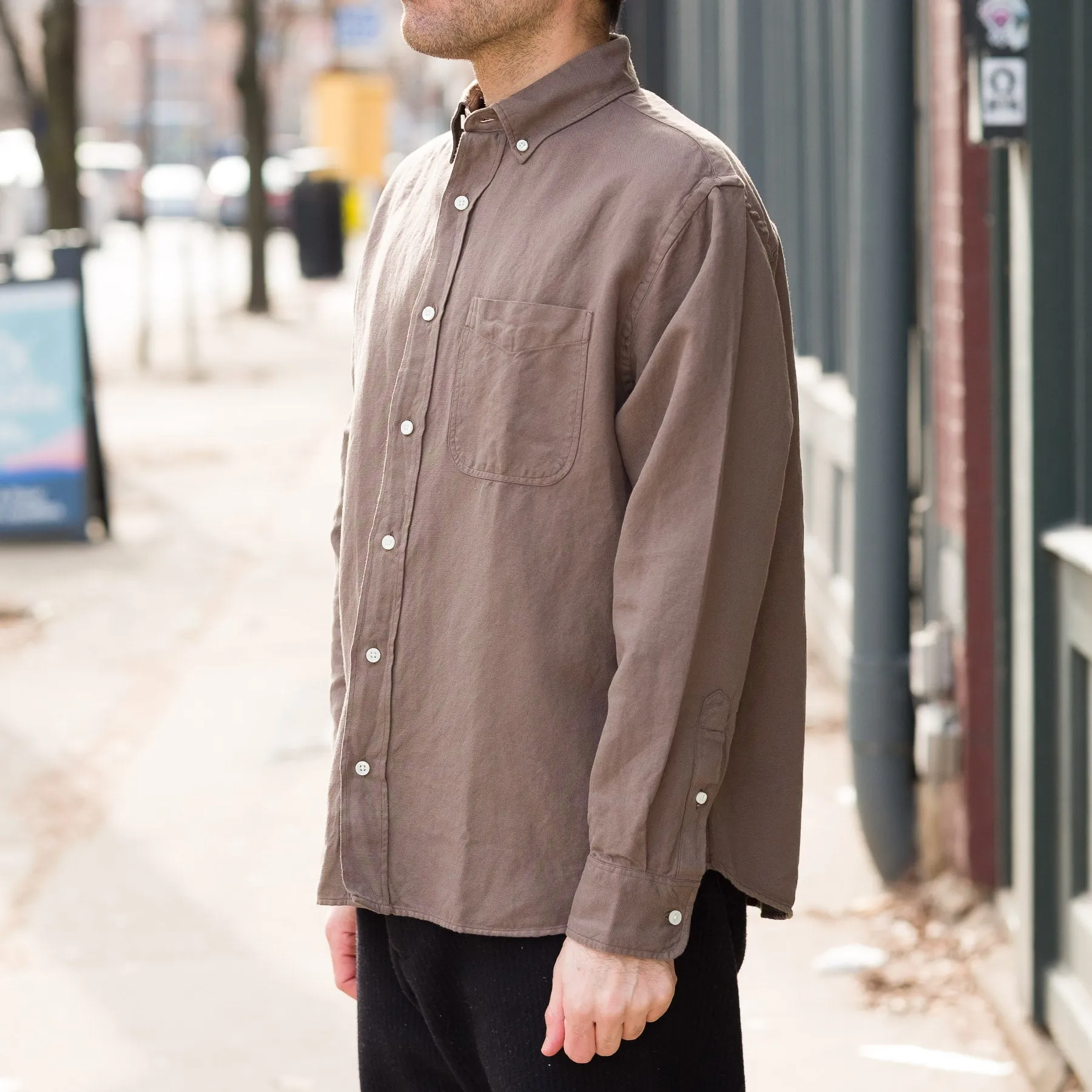 Big Oxford in Espresso Hemp