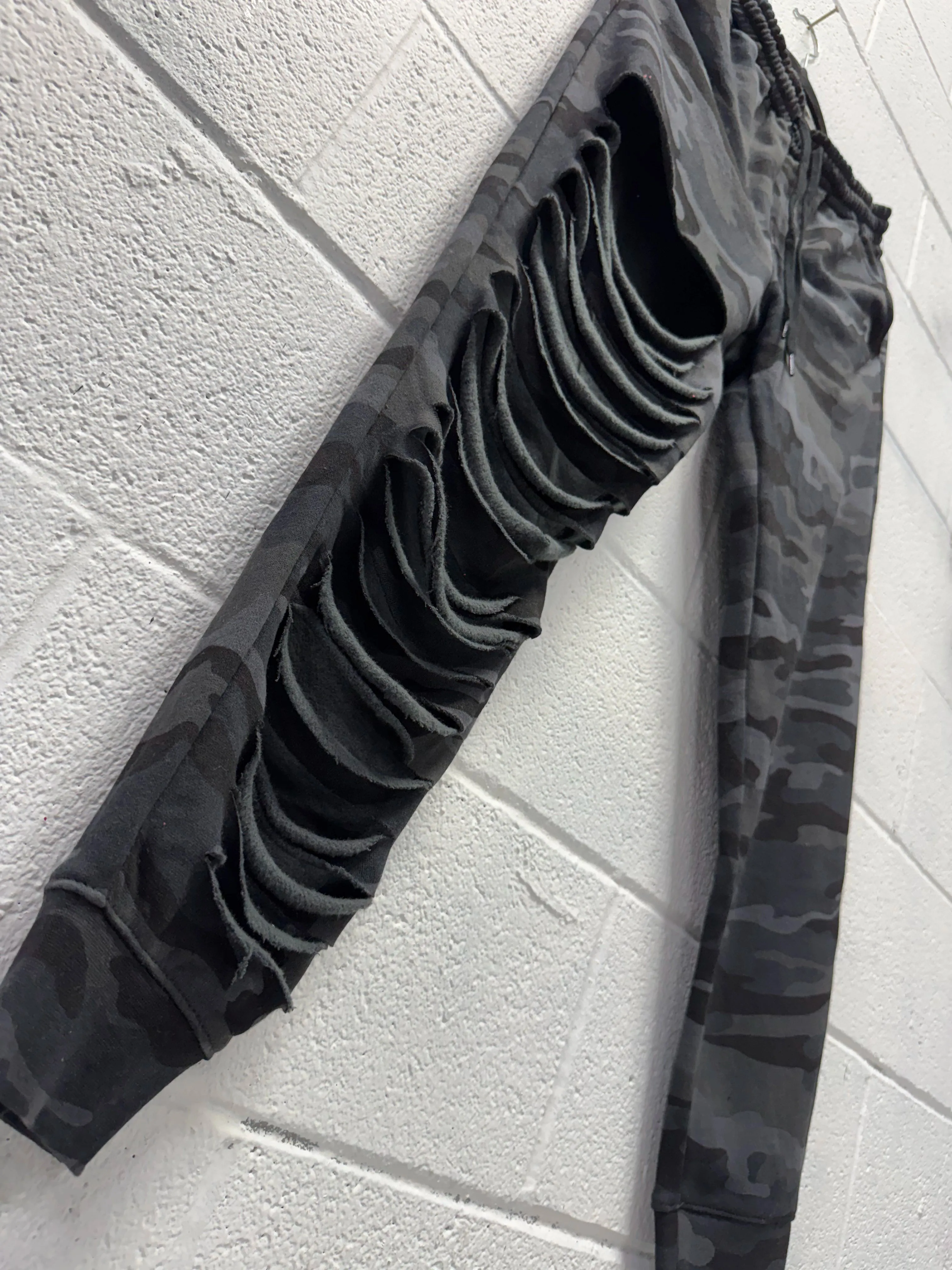 BLACK CAMO ROAD RASH JOGGER