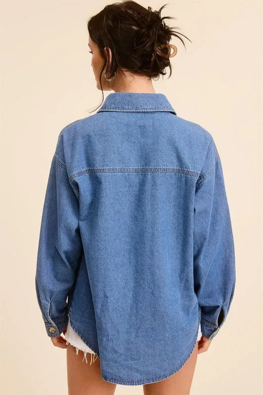 BLUEBONNET DENIM TOP
