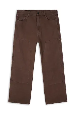 BRAIN DEAD DOUBLE KNEE UTILITY PANT BROWN
