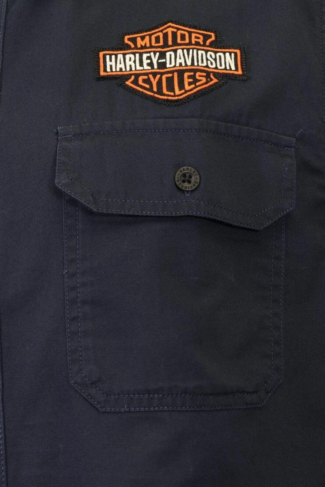 Branded  Men's Vest Dark Wash Denim Sleeveless Shirt (S60)