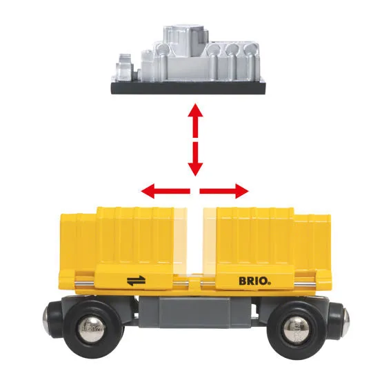 BRIO World Three-Wagon Cargo Train