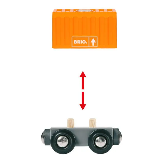BRIO World Three-Wagon Cargo Train