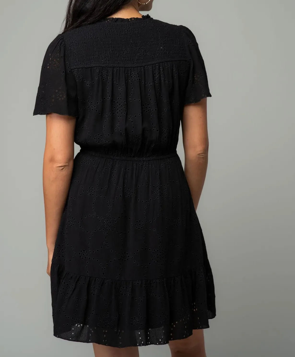 Brynn Eyelet Mini Dress