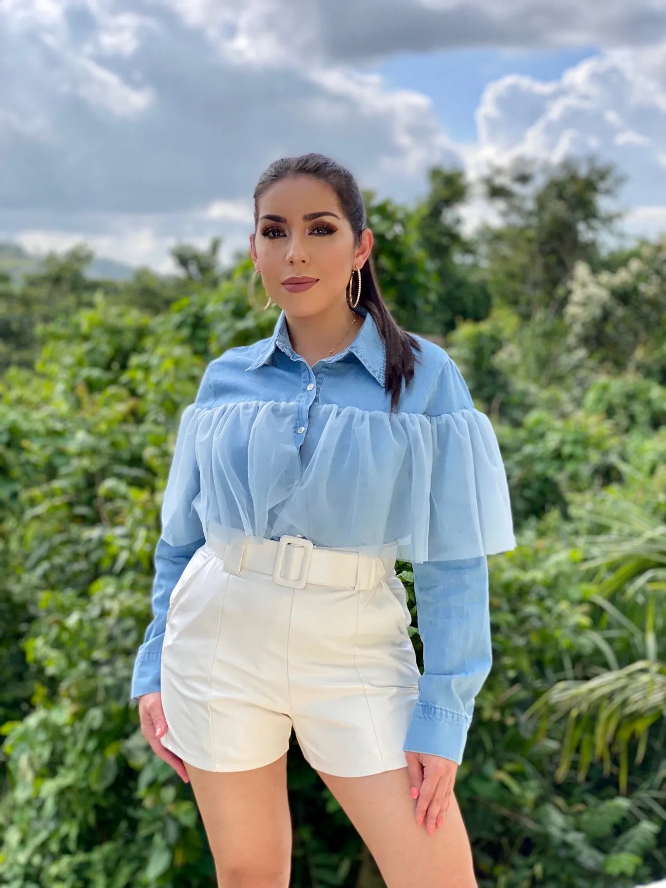 Button Down Denim Shirt