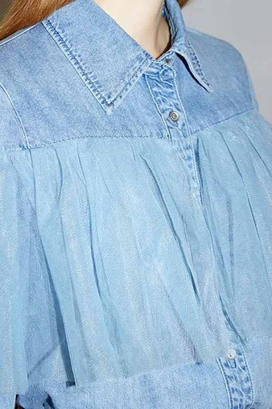 Button Down Denim Shirt