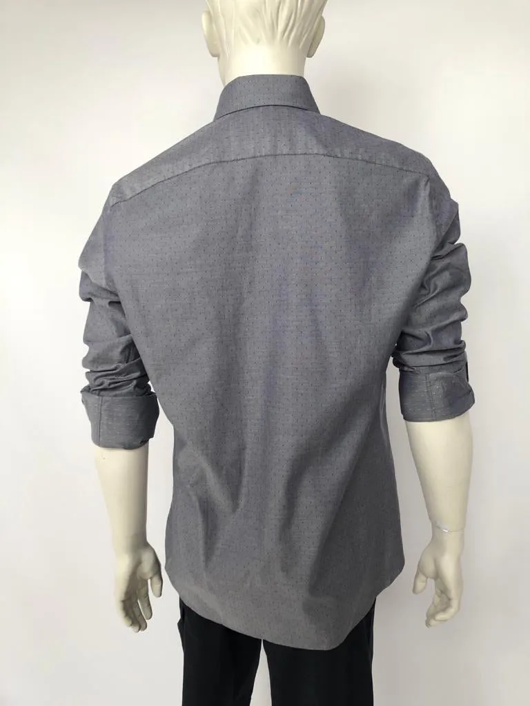 Button Down Emblem Shirt