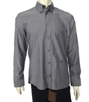 Button Down Emblem Shirt