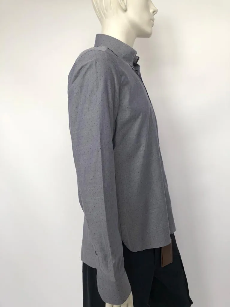 Button Down Emblem Shirt