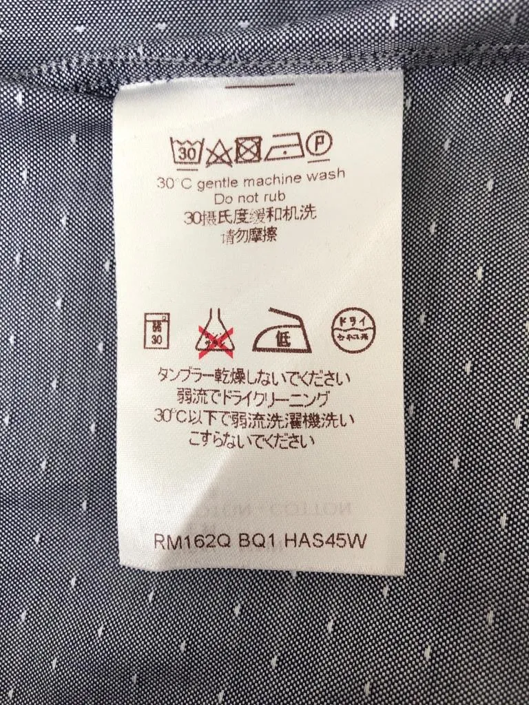 Button Down Emblem Shirt