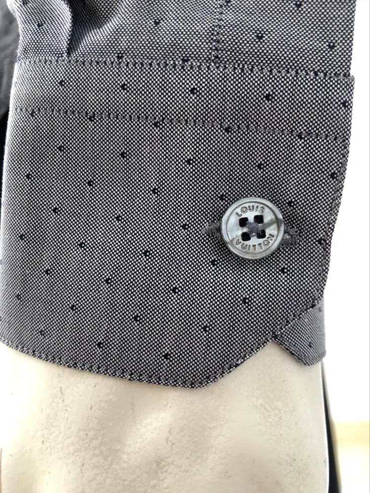 Button Down Emblem Shirt