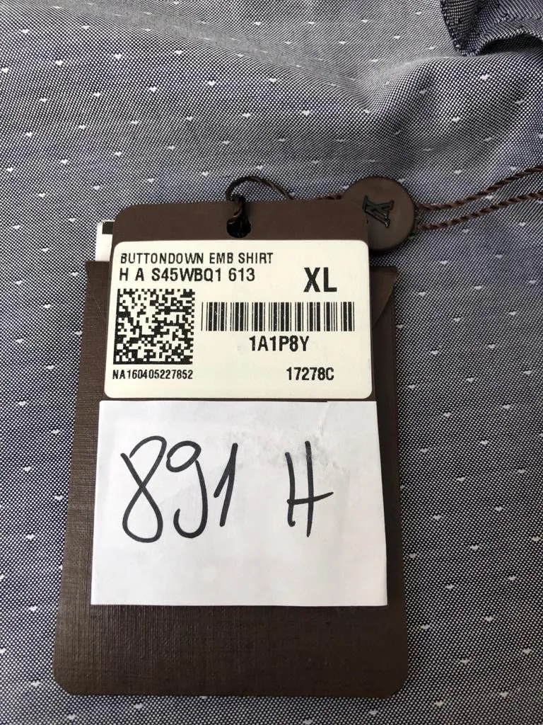 Button Down Emblem Shirt