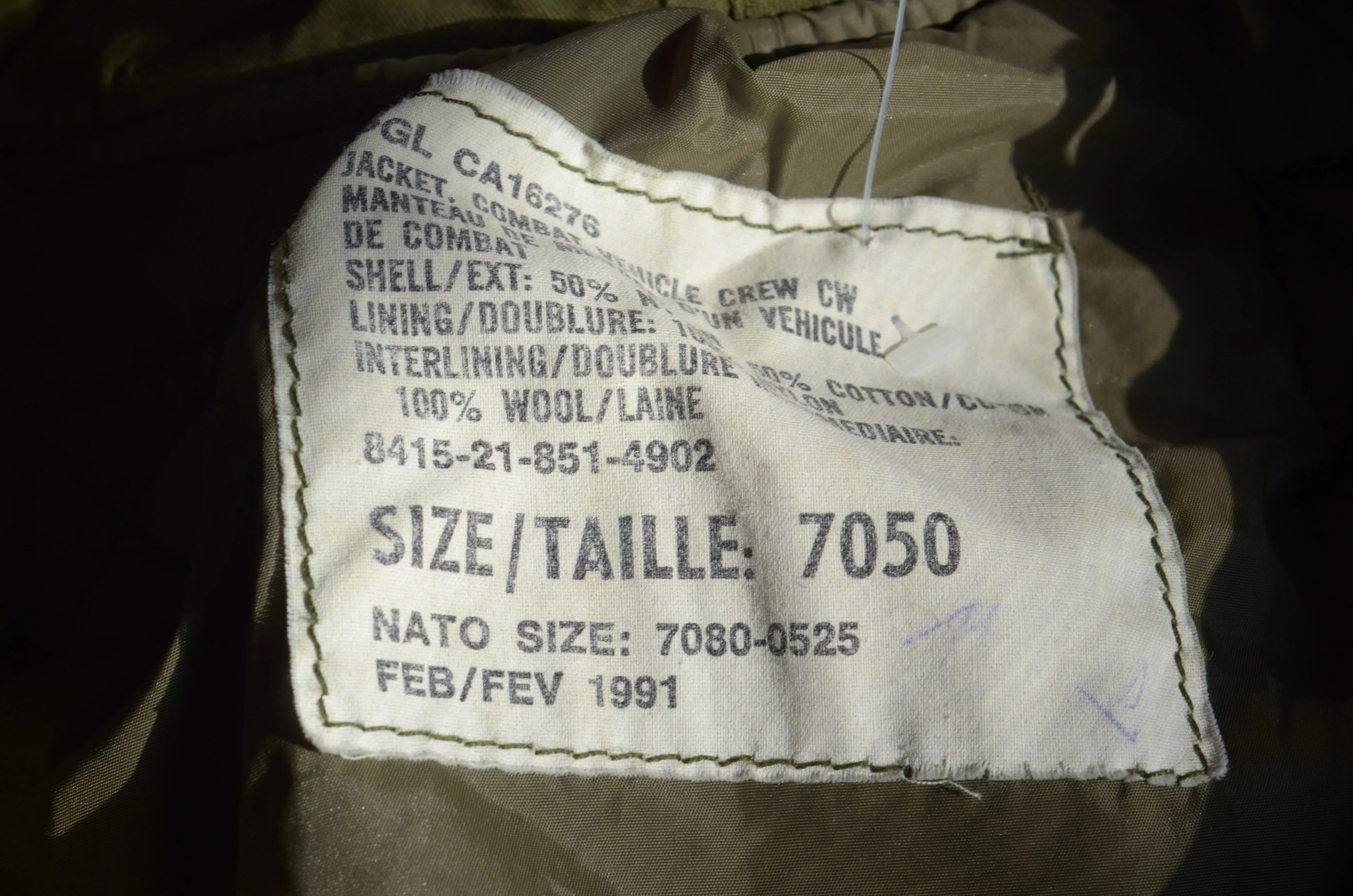 Canadian Armed Forces - Combat Vehicle Crew Jacket