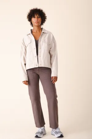 Canvas Utility Jacket in Natural