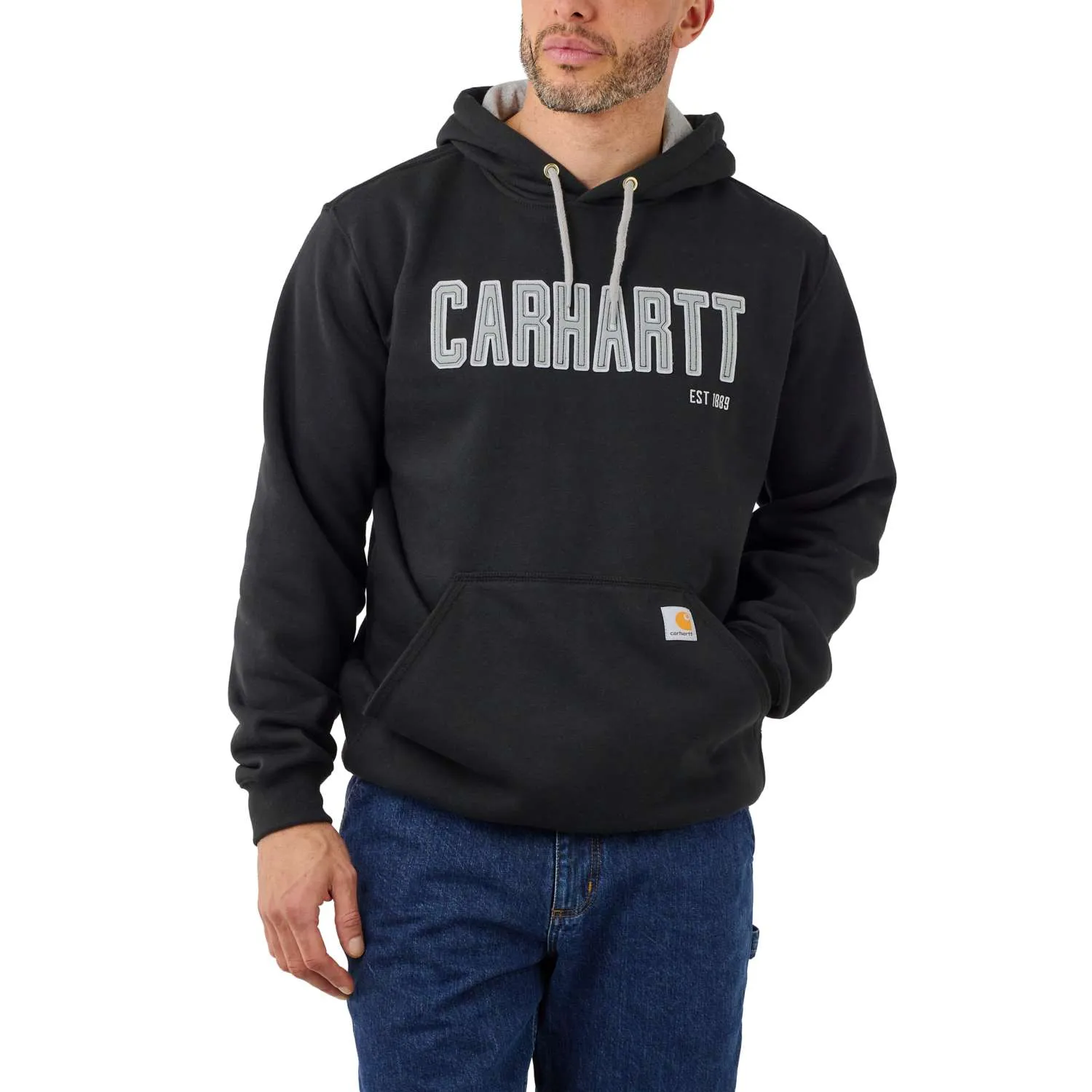 Carhartt Felt Logo Graphic Sweatshirt - Black 105494