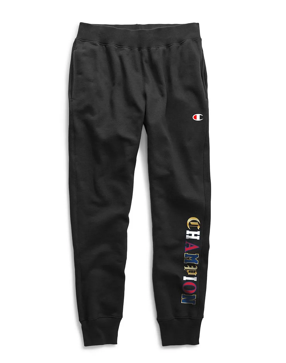 Champion Men's Old English Script Jogger Pants Black