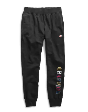 Champion Men's Old English Script Jogger Pants Black