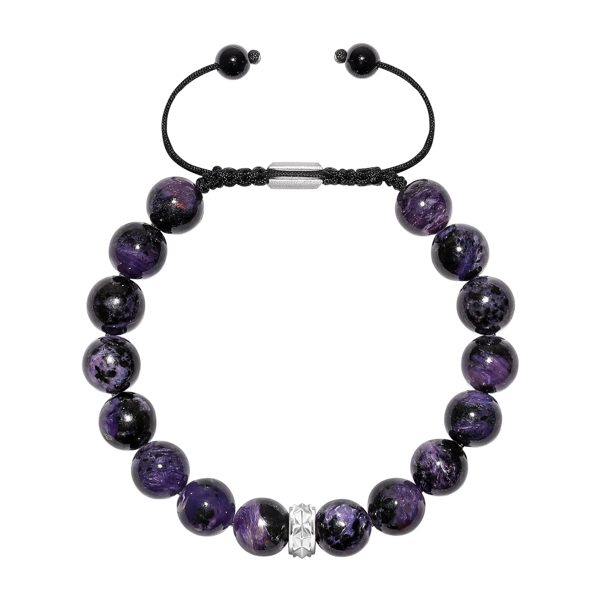 Charoite Macrame Bracelet