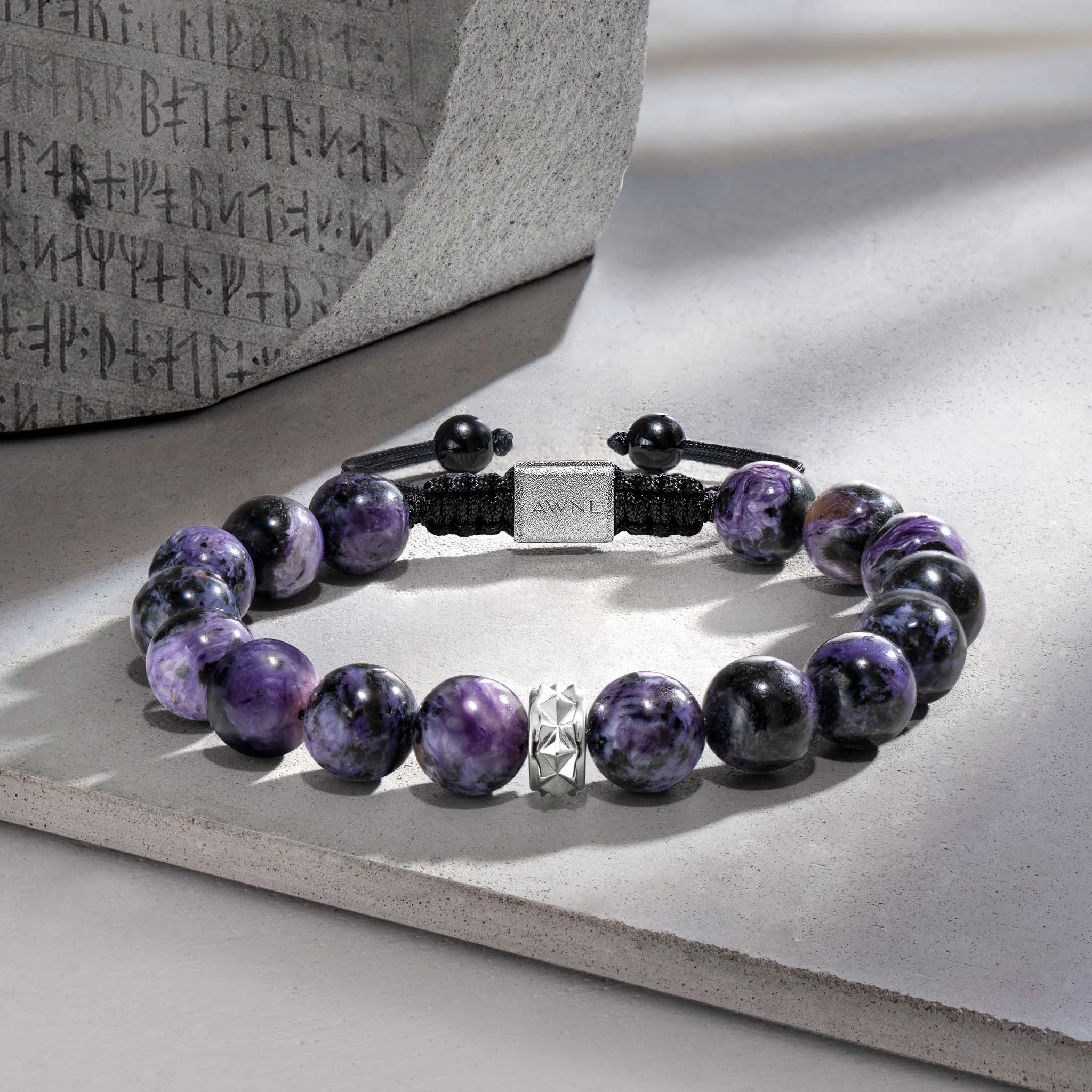 Charoite Macrame Bracelet