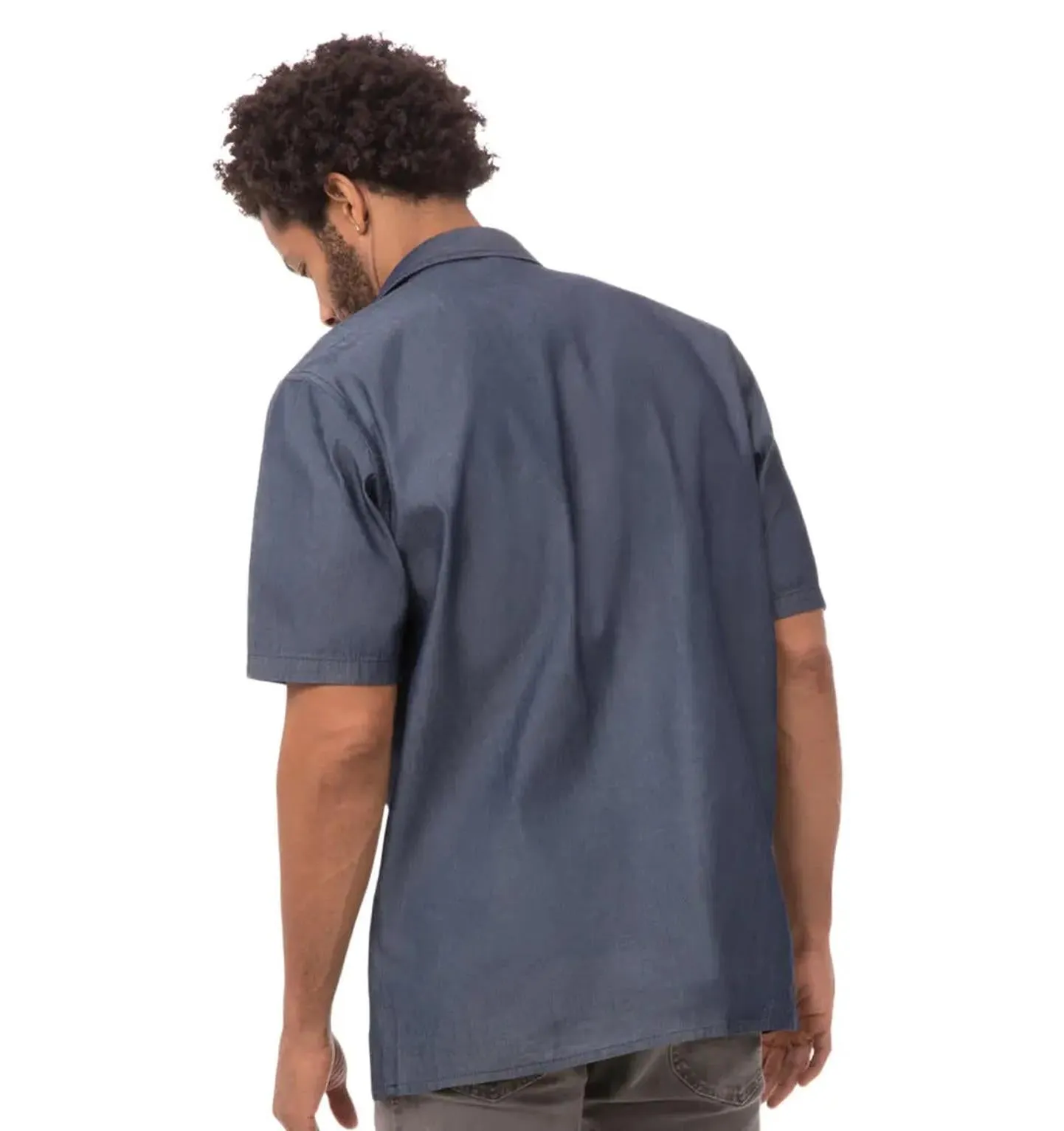 Chef Works Detroit Short Sleeve Denim Shirt