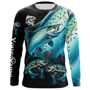 Chinook salmon (King salmon) Fishing Custom name Long sleeve, Long Sleeve Hooded NPQ954