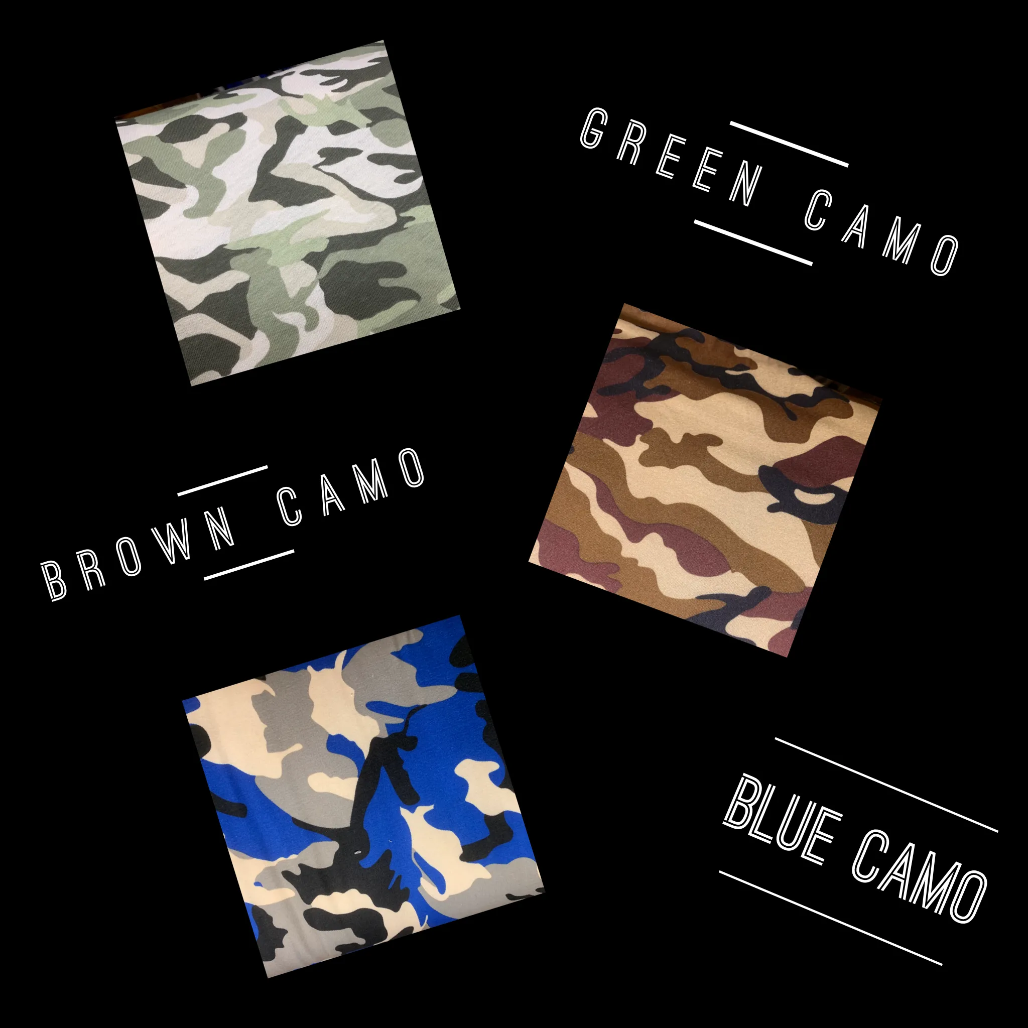 City Camo Jersey Joggers - 3 Colors Available!