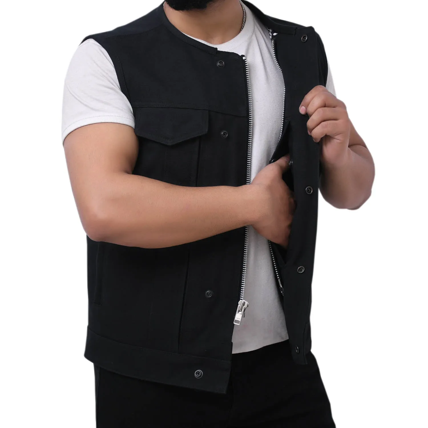 CLARK - Motorcycle Canvas Vest