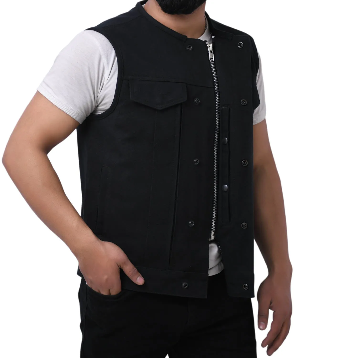 CLARK - Motorcycle Canvas Vest